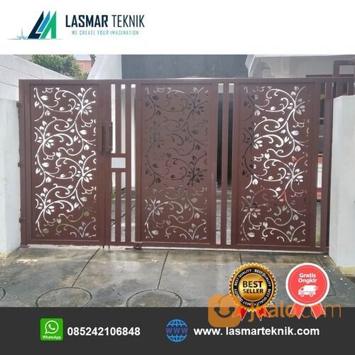 Pagar Motif Laser Cutting Murah Makassar