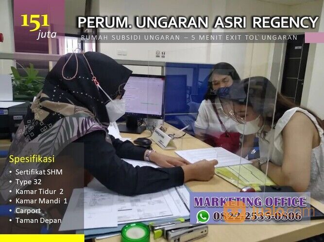 Rumah Subsidi Pemerintah "UNGARAN ASRI REGENCY" Ungaran Timur