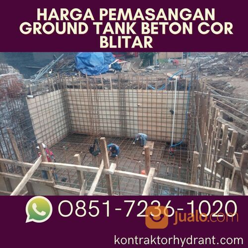 Harga Pemasangan Ground Tank Beton Cor Blitar SPESIALIS, Hub: 0851-7236-1020