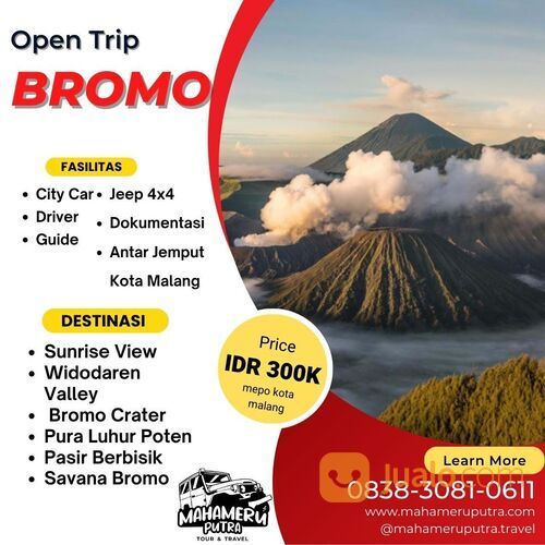 Explore Bromo Every Day ( Fasilitas Lengkap + Pasti Berangkat )