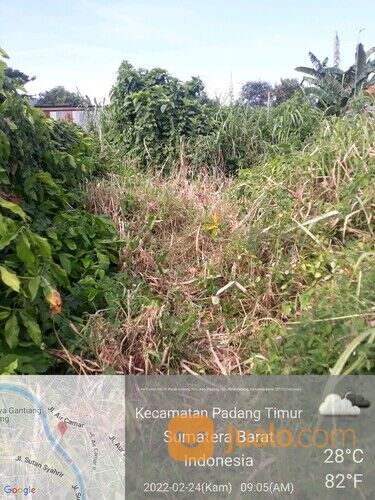 Tanah Lt.235 M2, Air Camar, Parak Gadang Timur, Dekat Kantor Lurah Parak Gadang Timur, Sisp Bangun