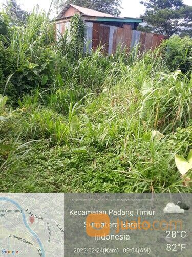 Tanah Lt.235 M2, Air Camar, Parak Gadang Timur, Dekat Kantor Lurah Parak Gadang Timur, Sisp Bangun