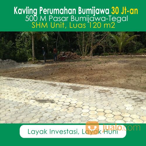 Tanah Kavling Standar Perumahan: 30 Jt-an, Bumijawa-Tegal