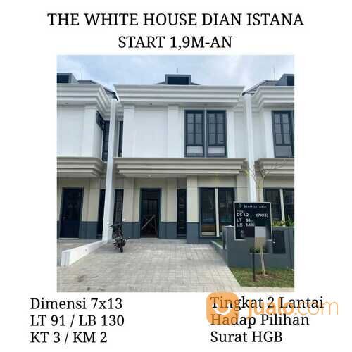 Rumah Dian Istana The White House Baru Dekat Graha Family Wiyung PTC