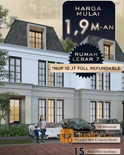 Rumah Dian Istana The White House Baru Dekat Graha Family Wiyung PTC