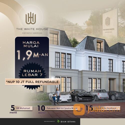 Rumah Dian Istana The White House Wiyung Graha Family Surabaya Murah