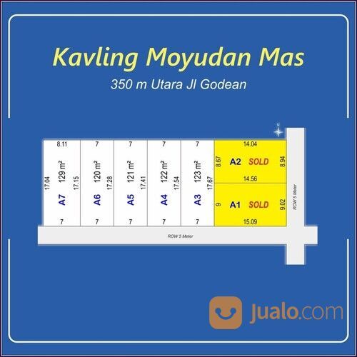 1km SMK Muhammadiyah 1 Moyudan, Kavling Moyudan, Angsuran 12x