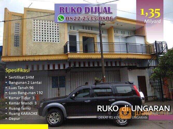 Ruko di Semarang Posisi Strategis di Kawasan Hiburan Galpanas Ungaran Kab Semarang