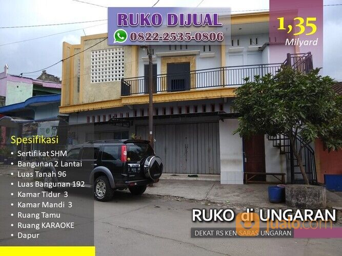 Ruko di Semarang Posisi Strategis di Kawasan Hiburan Galpanas Ungaran Kab Semarang