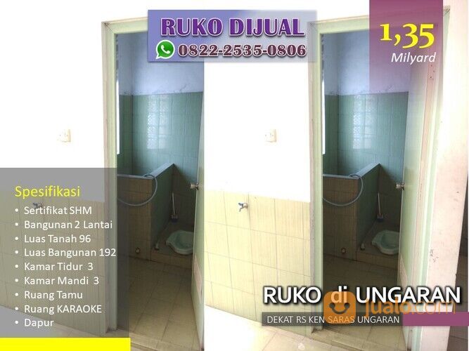 Ruko di Semarang Posisi Strategis di Kawasan Hiburan Galpanas Ungaran Kab Semarang