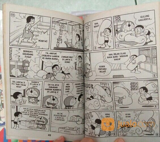 Komik Doraemon PIKA PIKA LENGKAP 1-16 Buku Kondisi 85% Bagus (MURAH)