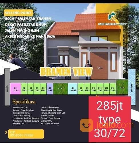 Rumah Minimalis Utara Proliman Bramen Klaten Hanya 285jt
