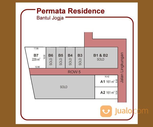 Tanah Yogya Jalan Tugu Gentong, SHM Bukan Girik