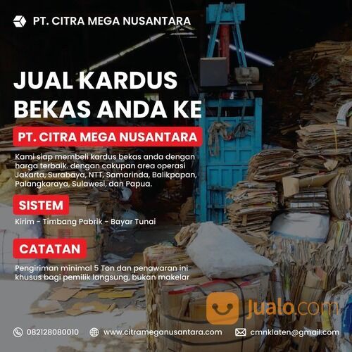 DIBELI LIMBAH KERTAS KARDUS BANDUNG