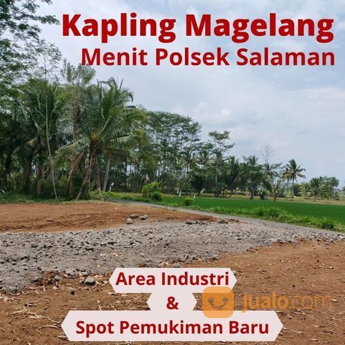 Lahan Pekarangan 8 Menit ke Tugu Bunderan Salaman, Legalitas Aman