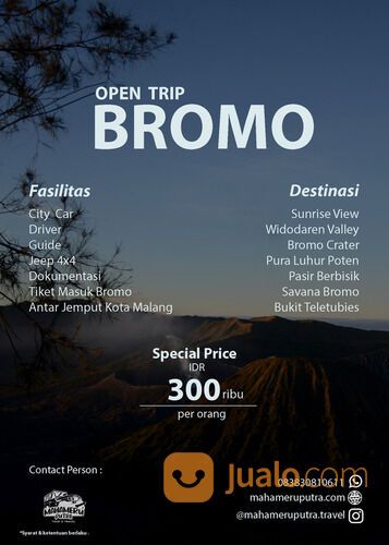 Open Trip Bromo - Trip Malang | Mahameru Putra Tour & Travel