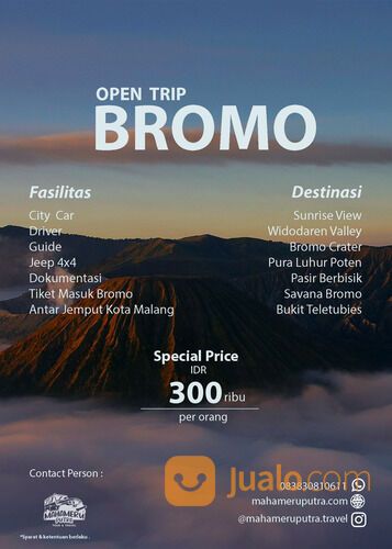 Open Trip Bromo - Trip Malang | Mahameru Putra Tour & Travel