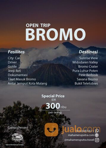 Open Trip Bromo - Trip Malang | Mahameru Putra Tour & Travel