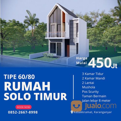 PERUMAHAN DI KEBAKKRAMAT KARANGANYAR LOKASI STRATEGIS DEKAT JALAN SOLO SRAGEN