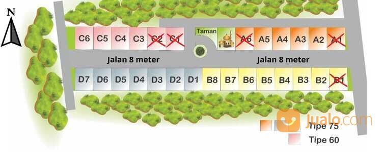 PERUMAHAN DI KEBAKKRAMAT KARANGANYAR LOKASI STRATEGIS DEKAT JALAN SOLO SRAGEN