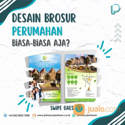 Jasa Desain Brosur Perumahan Aesthetic dan Berkualitas