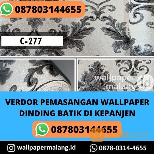 VERDOR PEMASANGAN WALLPAPER DINDING BATIK DI KEPANJEN