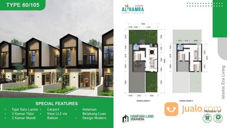 Rumah 2 Lantai Purwokerto Murah View Pegunungan Dekat RSUD Banyumas