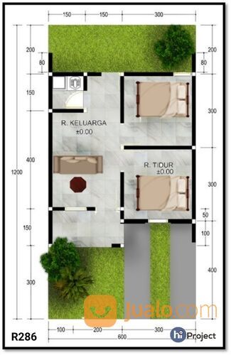 Rumah BTN Bima murah di Perumahan Pesona Sambinae Residence R286