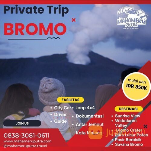 Paket Wisata Private Trip Bromo - Mahameru Putra Tour & Travel