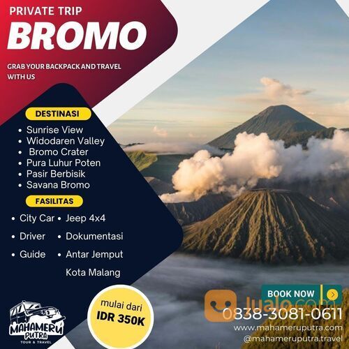 Paket Wisata Private Trip Bromo - Mahameru Putra Tour & Travel
