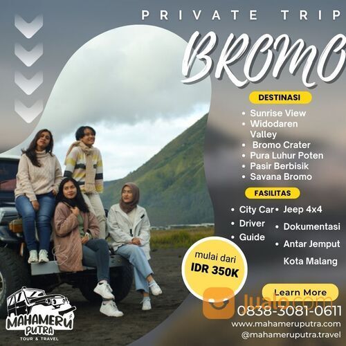 Paket Wisata Private Trip Bromo - Mahameru Putra Tour & Travel