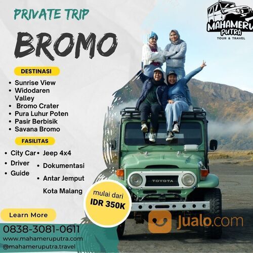 Paket Wisata Private Trip Bromo - Mahameru Putra Tour & Travel