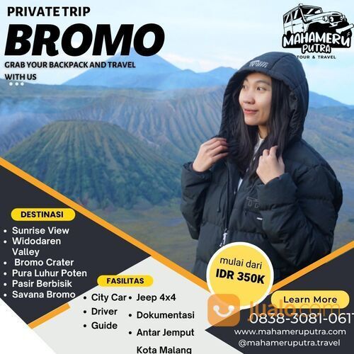 Paket Wisata Private Trip Bromo - Mahameru Putra Tour & Travel