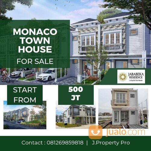 Monaco Townhouse rumah minimalis mewah di Jababeka Residence