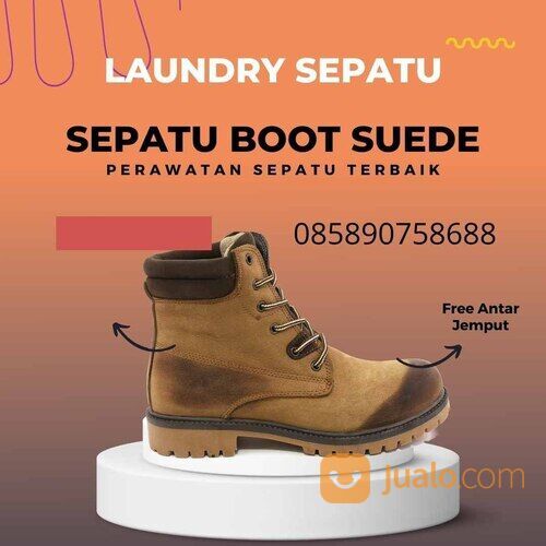 LAUNDRY SEPATU BOOT TERDEKAT CIBINONG | 0858 9075 8688