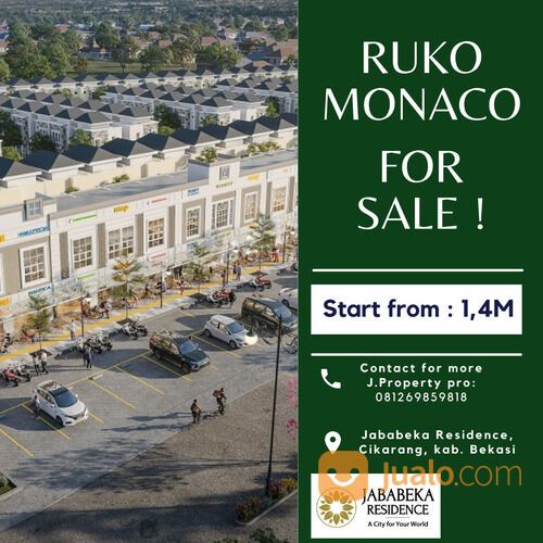 Ruko mewah serbaguna ruko Monaco jababeka residence