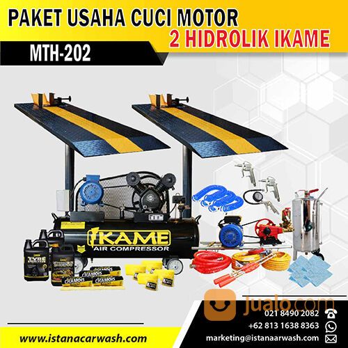 PAKET CUCI MOTOR “2 HIDROLIK” MTH-202