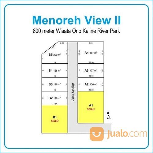 Dekat Pasar Dekso 167 m2; SHM per Unit
