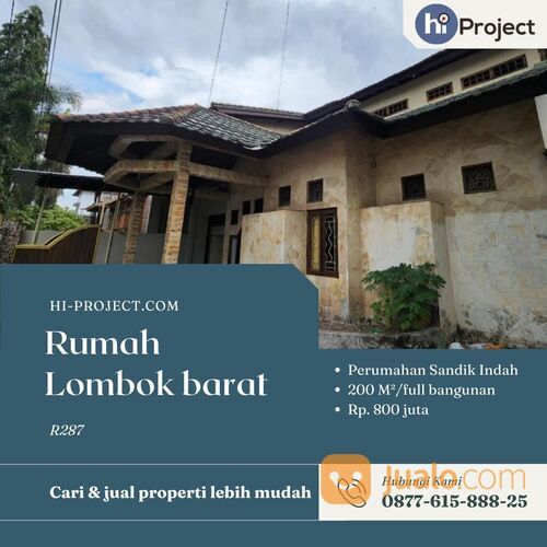 Rumah BTN Lombok barat di Perumahan Sandik Indah R287