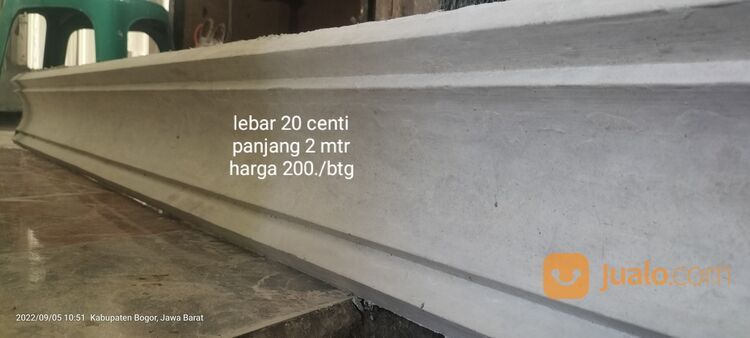 Harga list plang profilan beton murah depok