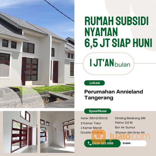 Rumah Subsidi siap huni rasa komersil di Balaraja Tangerang