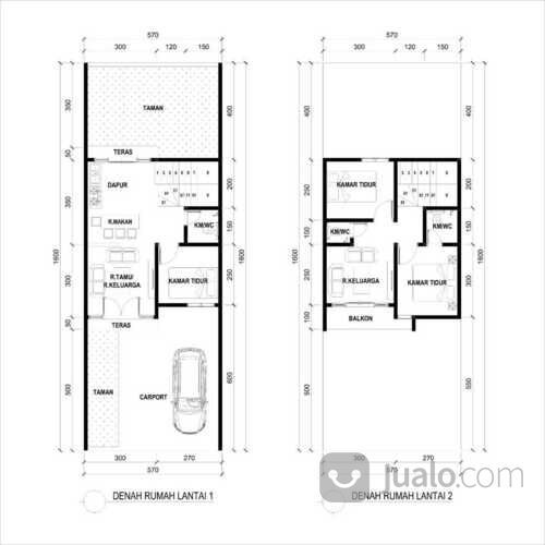Rumah Bata Merah 2 Lantai Tipe 74/94 Lokasi Di GDC Depok Dekat Kampus JGU