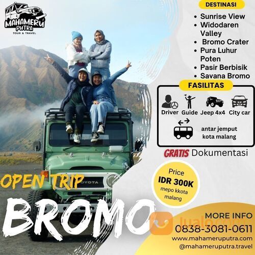 Yuk Ngetrip ke Bromo - Paket Wisata Bromo Murah & Nyaman