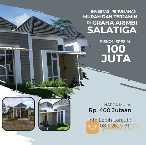 Rumah Murah Meriah Diskon Hingga 100 Juta di Kota Salatiga