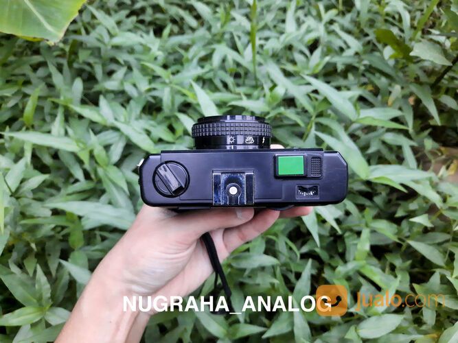 Kamera Analog Fujica M1 Hitam Original + Flash Mikona (Double Flash)