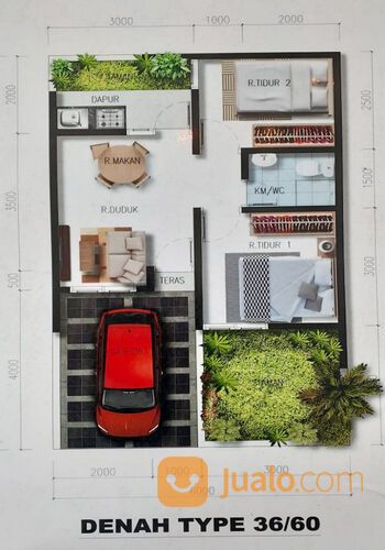 Rumah Dekat Mall Ciputra Tangerang, RS Ciputra Citra Raya, Pasar Curug Tangerang