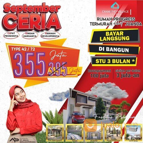 Perumahan Inhouse Di Sedati Sidoarjo 355 Juta Diamond Village Juanda