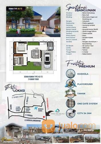 Perumahan Inhouse Di Sedati Sidoarjo 355 Juta Diamond Village Juanda