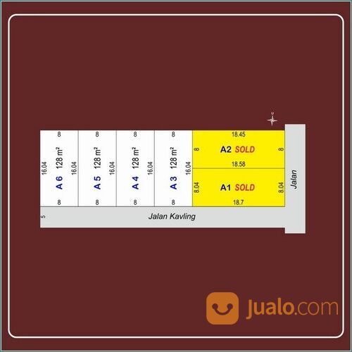 Tanah Condong Catur 3 Jt-an/m Tepi Jalan Aspal