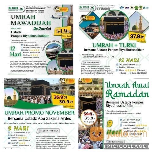 UMRAH MAWADDAH 2X JUMAT - 13 HARI bersama RJ TOUR*